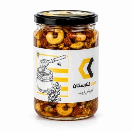 معجون پنج مغز عسلی کنارستان 750 گرمی